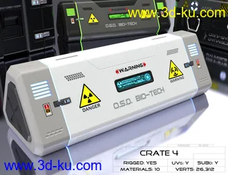3D打印模型Wicked Sci-Fi Crates的图片