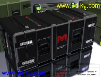 3D打印模型Wicked Sci-Fi Crates的图片