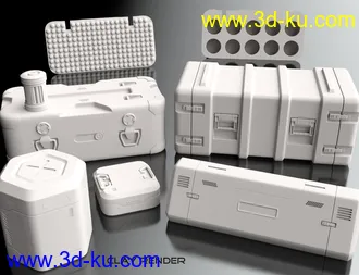 3D打印模型Wicked Sci-Fi Crates的图片