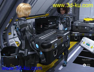3D打印模型Wicked Sci-Fi Crates的图片