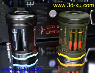 3D打印模型Wicked Sci-Fi Crates的图片
