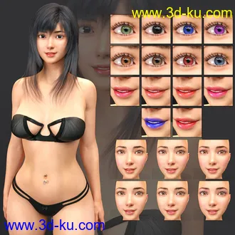 3D打印模型Widya For Genesis 8 Female的图片