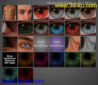 3D打印模型Wizen for Genesis 8 Male的图片