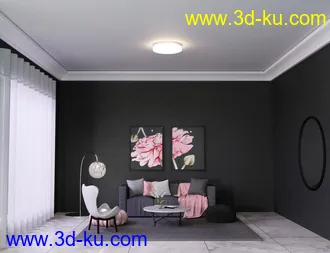 3D打印模型X-Fashion Chic Living Room的图片