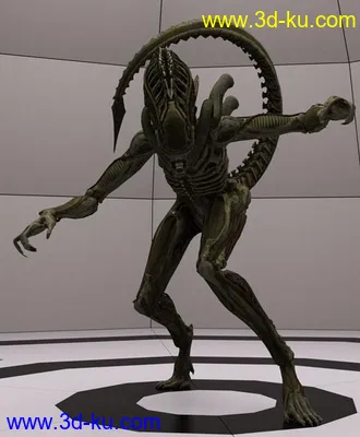 3D打印模型Xenomorph Alien Warrior的图片