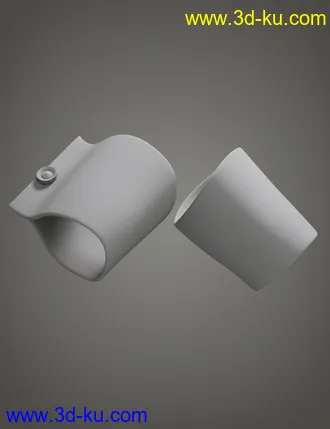 3D打印模型XF Bunny Lace Lingerie Cuffs for Genesis 8 and 8.1 Males的图片