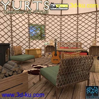 3D打印模型Yurts for Daz Studio的图片