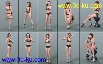 3D打印模型Z Delicate Beauty Shape and Pose Mega Set的图片