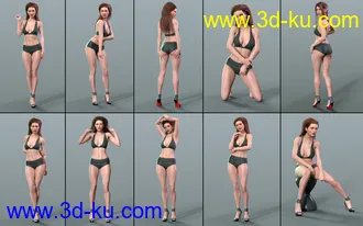 3D打印模型Z Delicate Beauty Shape and Pose Mega Set的图片