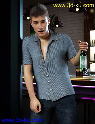 3D打印模型Z Drunken Behaviour for Genesis 8 and 8.1 Male and Female的图片