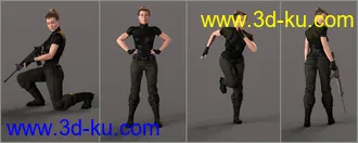 3D打印模型Z Empowered Poses and Expressions for CJ 8的图片