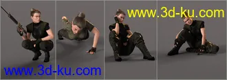 3D打印模型Z Empowered Poses and Expressions for CJ 8的图片