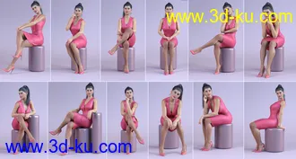 3D打印模型Z Essential Sitting Pose Variety Collection的图片