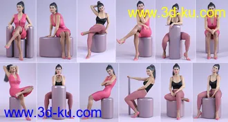 3D打印模型Z Essential Sitting Pose Variety Collection的图片