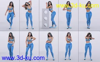 3D打印模型Z Fit Beauty Shape and Pose Mega Set的图片