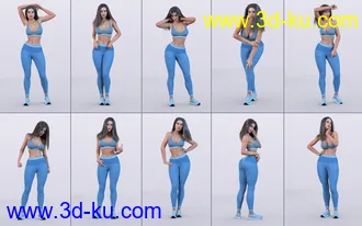 3D打印模型Z Fit Beauty Shape and Pose Mega Set的图片