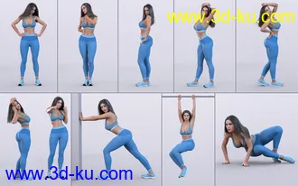 3D打印模型Z Fit Beauty Shape and Pose Mega Set的图片
