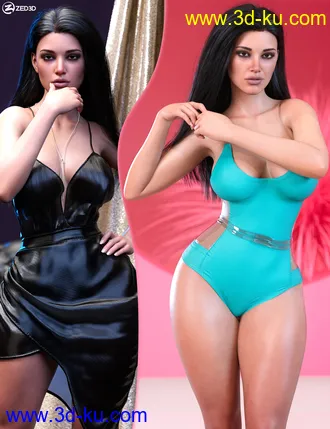 3D打印模型Z Hourglass Beauty Pose and Shape Mega Set的图片