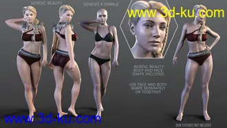 3D打印模型Z Nordic Beauty Shape and Pose Mega Set的图片