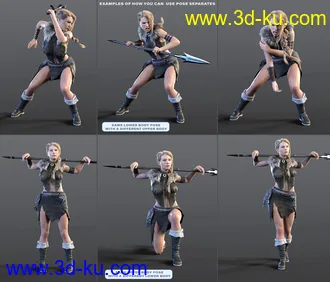 3D打印模型Z Nordic Beauty Shape and Pose Mega Set的图片
