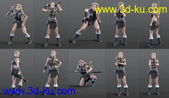 3D打印模型Z Nordic Beauty Shape and Pose Mega Set的图片