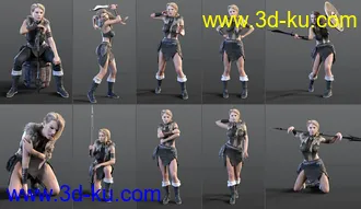 3D打印模型Z Nordic Beauty Shape and Pose Mega Set的图片