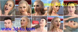 3D打印模型Z Summer Mood - One-Click and Dialable Expressions for Genesis 3 and 8的图片