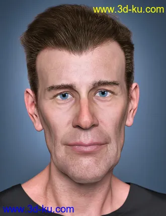 3D打印模型Zach HD for Genesis 8.1 Male的图片