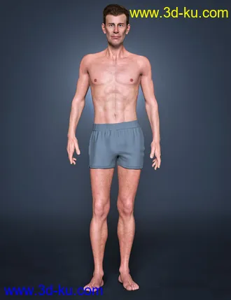 3D打印模型Zach HD for Genesis 8.1 Male的图片