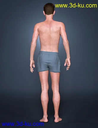 3D打印模型Zach HD for Genesis 8.1 Male的图片