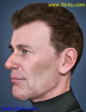 3D打印模型Zach HD for Genesis 8.1 Male的图片