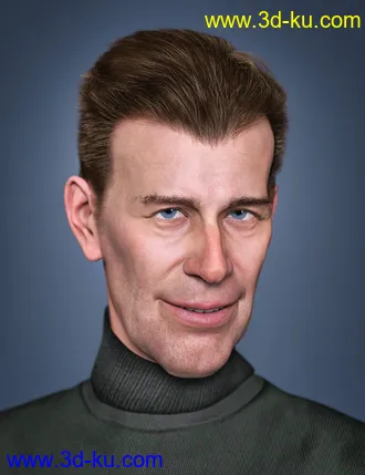 3D打印模型Zach HD for Genesis 8.1 Male的图片