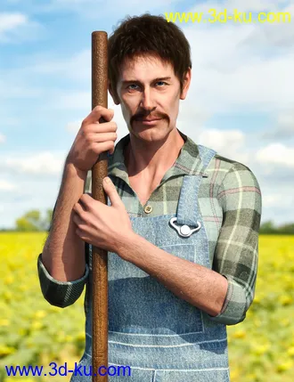 3D打印模型Zach HD for Genesis 8.1 Male的图片