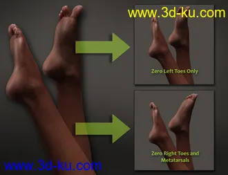 3D打印模型Zero Pose Utility Presets for Genesis 8 and 8.1的图片