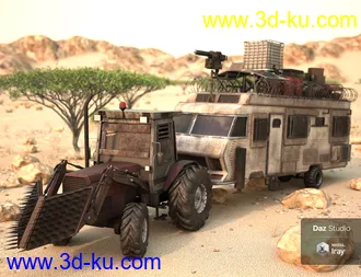 3D打印模型Zombie Tractor RV的图片