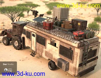3D打印模型Zombie Tractor RV的图片