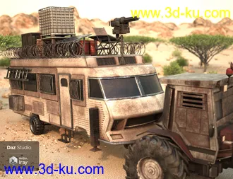 3D打印模型Zombie Tractor RV的图片