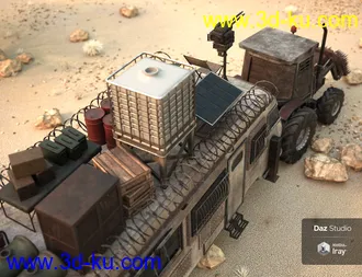 3D打印模型Zombie Tractor RV的图片