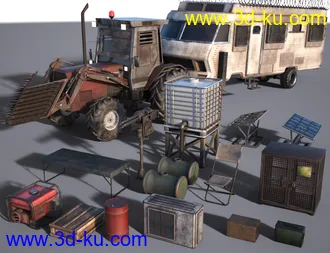 3D打印模型Zombie Tractor RV的图片