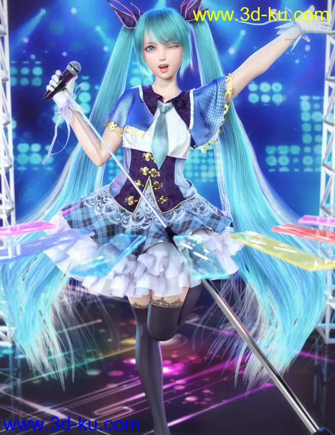 Kanade 8,DAZ模型G8的图片3