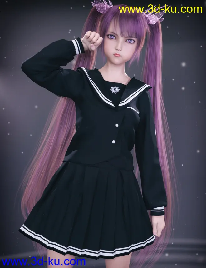 Kanade 8,DAZ模型G8的图片5