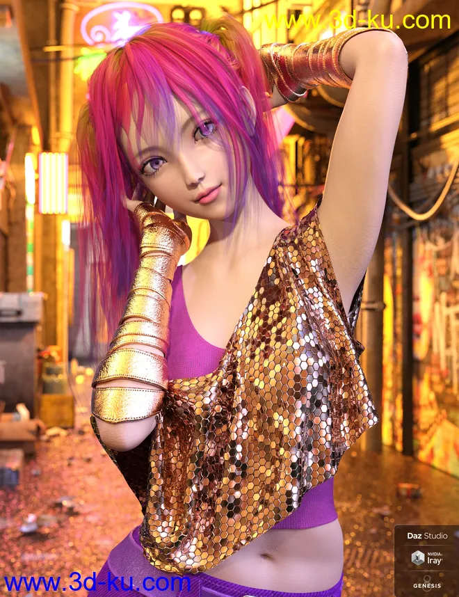 Kanade 8,DAZ模型G8的图片8