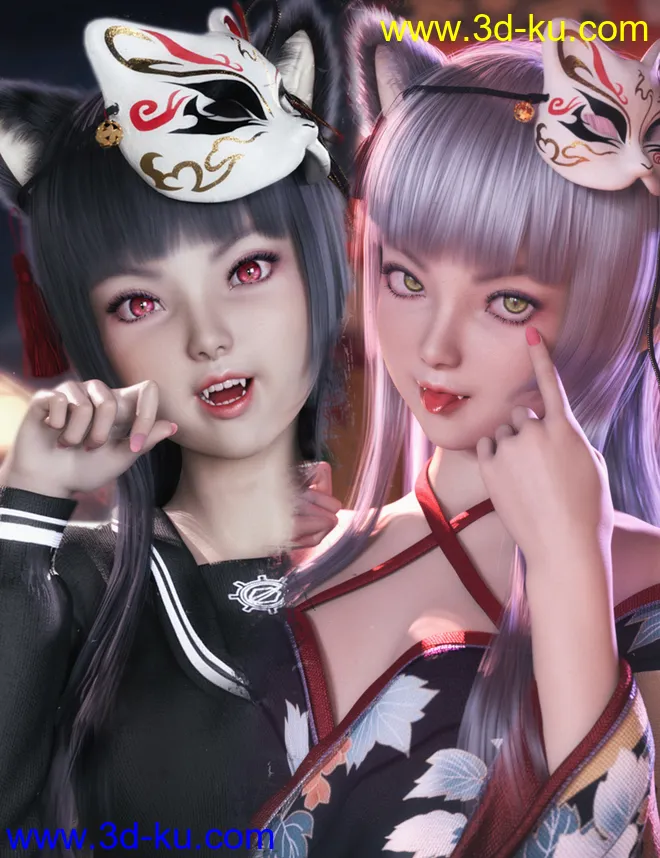 Acicia Bundle,DAZ模型G8的图片1