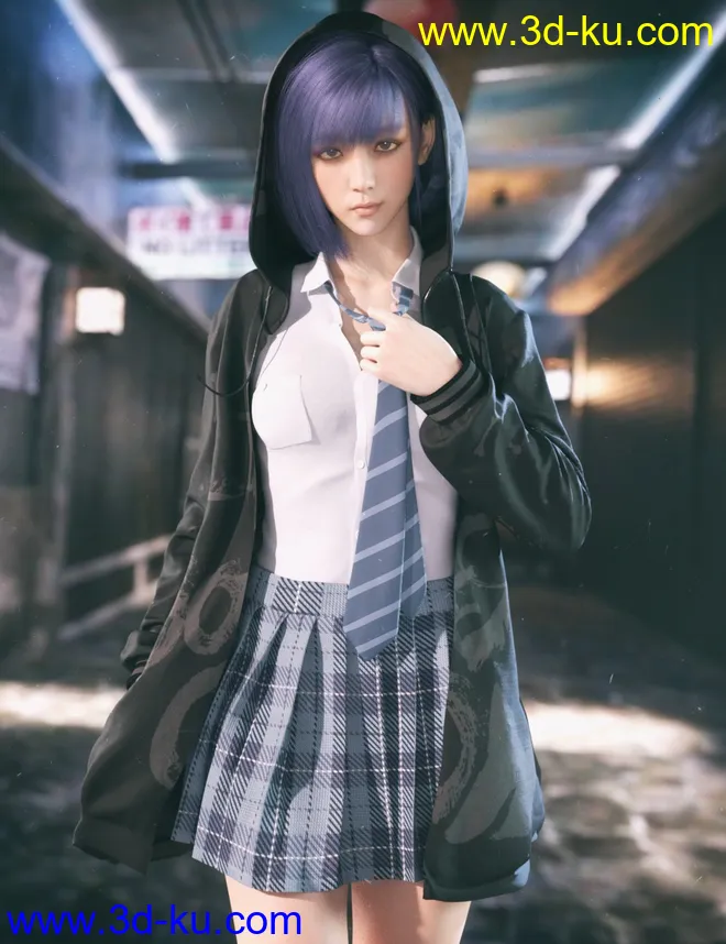 CO Ichigo and Ichigo Hair,DAZ模型G8的图片3