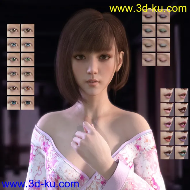 CO Ichigo and Ichigo Hair,DAZ模型G8的图片5
