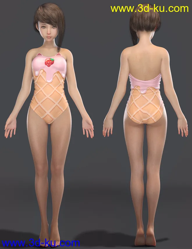 Miya and Face Morphs,DAZ模型G8的图片1