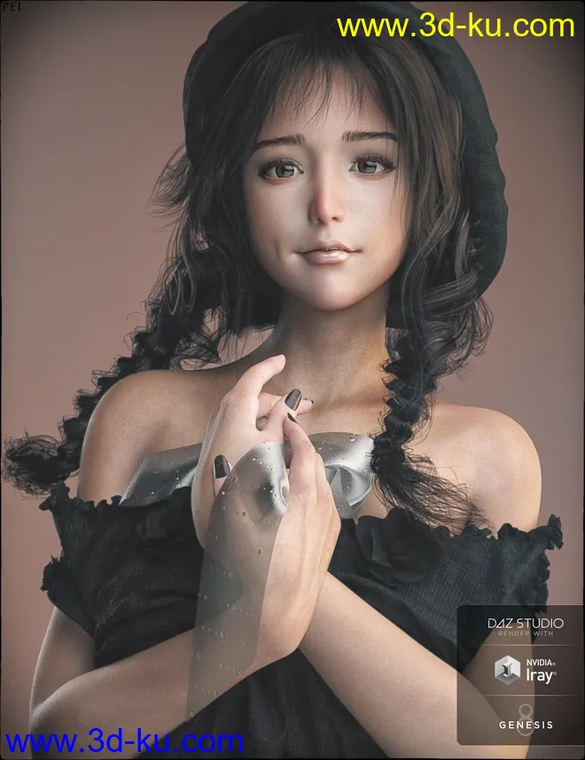 Pei and Pei Suit,DAZ模型G8的图片1