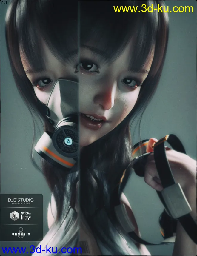 Pei and Pei Suit,DAZ模型G8的图片2