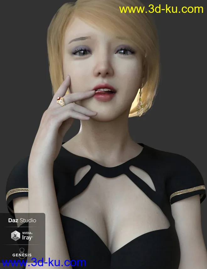 Yiyi and Expressions,DAZ模型G8的图片5