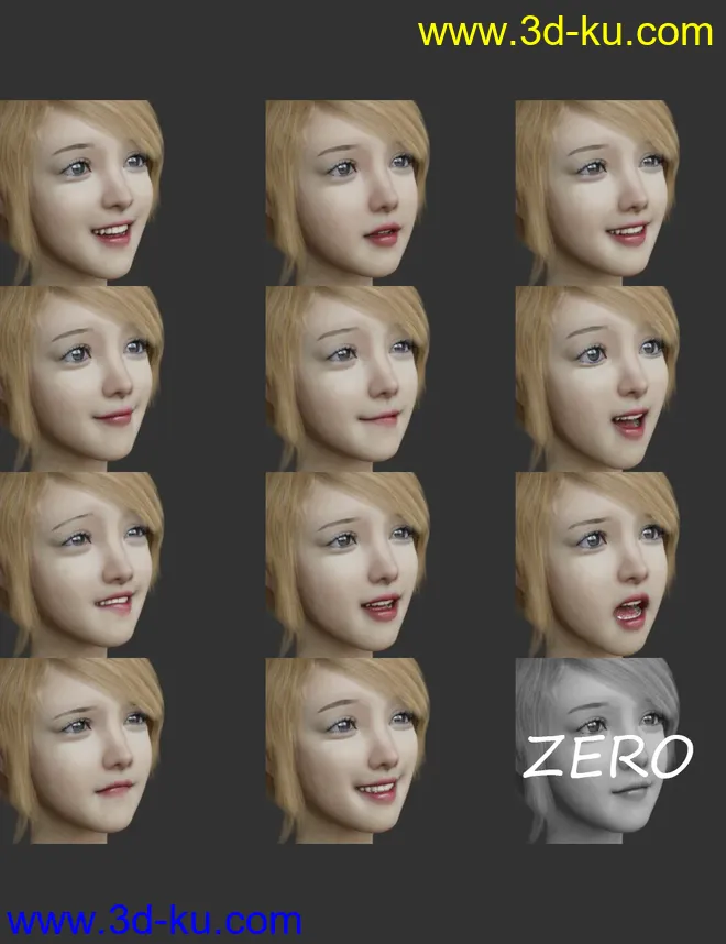 Yiyi and Expressions,DAZ模型G8的图片12